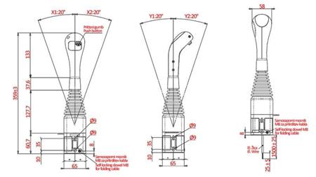 JOYSTICK NIMCO KÖTÉLHEZ KROGLE - 1x GOMB