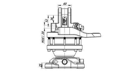 HYDRAULICKÝ ROTÁTOR 3000/1500 KG S FLANŠOU