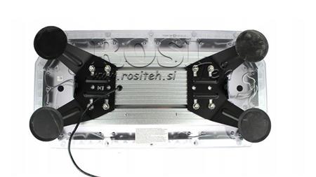LED MAGNETICKÉ STROBOSKOPICKÉ OTOČNÉ SVETLO 56 LED 156W 12V-24V
