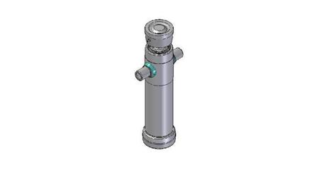 3022S -TELESCOPISK CYLINDER STANDARD/KUGLE 2 TRIN SLAG 595 DIAMETER 95