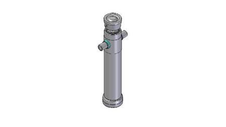 3024S -TELESCOPISK CYLINDER STANDARD/KUGLE 2 TRIN SLAG 795 DIAMETER 95