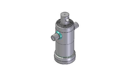3041F -TÁVCSŐVES HENGER STANDARD/LYUK 4 FOKOZATÚ ÜTÉS 670 ÁTMÉRŐ 124