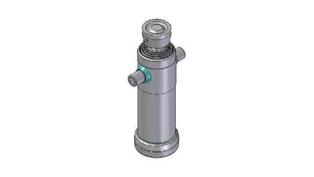 3045S -TELESCOPISK CYLINDER STANDARD/BOLD 4 TRIN SLAG 1190 DIAMETER 124