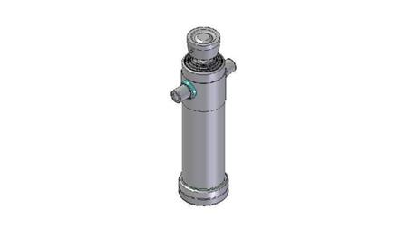 3047S -TELESCOPISK CYLINDER STANDARD/BOLD 4 TRIN SLAG 1510 DIAMETER 124