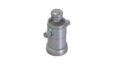 3051S - TELESCOPIC CYLINDER STANDARD/BALL 5 STAGES STROKE 980 DIAMETER 152