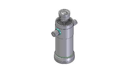 3054S - TELESCOPIC CYLINDER STANDARD/BALL 5 STAGES STROKE 1880 DIAMETER 152
