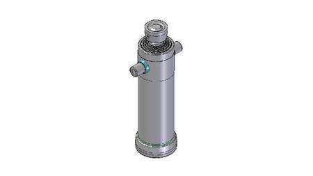 3056S - TELESCOPISK CYLINDER STANDARD/KUGLE 5 TRIN SLAG 2480 DIAMETER 152