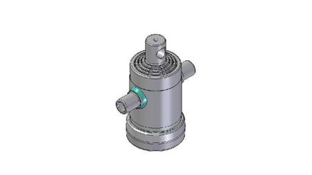 3060F - TELESCOPIC CYLINDER STANDARD/HOLE 4 STAGES STROKE 500 DIAMETER 112