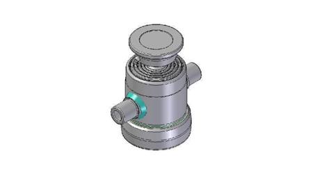 3090S -TELESCOPICKÝ CYLINDER STANDARD/KULOVÝ 5 STUPŇŮ ZDVIH 500 PRŮMĚR 124