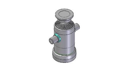 3099S -TELESCOPISK CYLINDER STANDARD/BALL 5 TRIN SLAG 1885 DIAMETER 124