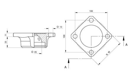 PALL fi 45 FLANGE'IGA