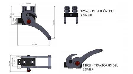 MULTI-FASTER SPOJKA 2-cestná BSP1/2 KOMPLETNÝ NOVÝ TYP
