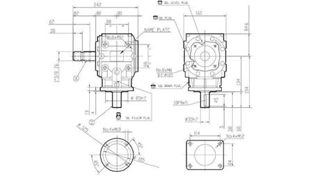 ÚHELNÝ REDUKTOR T-310J 1:3 (30HP-22kW)