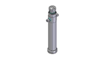 4028S -TELESCOPICKÝ CYLINDR STANDARD/KULIČKA 2 STUPNĚ ZDVIH 1195 PRŮMĚR 124