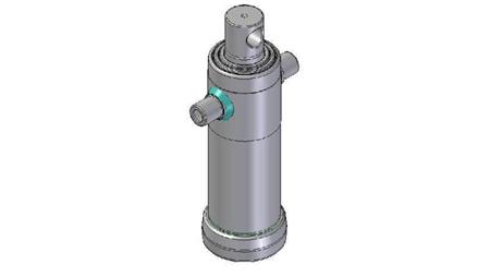 4034F -TELESCOPICKÝ CYLINDR STANDARD/DÍRA 3 STUPNĚ ZDVIH 1043 PRŮMĚR 124