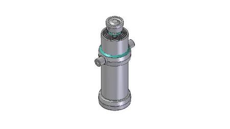 4046S -TELESCOPISK CYLINDER STANDARD/BALL 4 TRIN SLAG 1690 DIAMETER 170