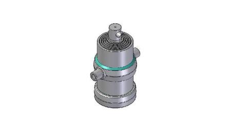4058F - TELESCOPIC CYLINDER STANDARD/HOLE 6 STAGES STROKE 1540 FI 190