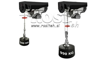 230 V ELEKTRILINE WINCH DWI 500/990 KG