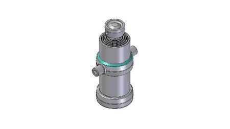 5001S -TELESCOPISK CYLINDER STANDARD/BALL 5 TRIN SLAG 1520 DIAMETER 170