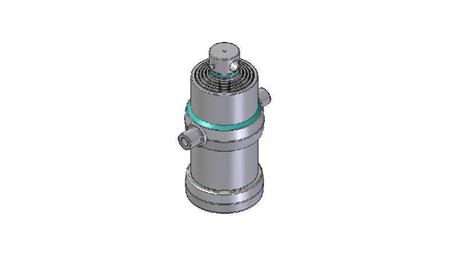 5006F - TELESCOPIC CYLINDER STANDARD/HOLE 5 STAGES TRAVEL 1500 FI 190