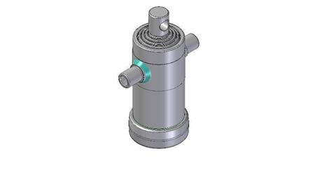 5021F - TELESCOPIC CYLINDER STANDARD/HOLE 5 STAGES TRAVEL 830 DIAMETER 112