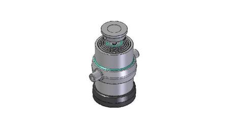 5031S -TELESCOPISK CYLINDER STANDARD/BOLD 5 TRIN SLAG 1245 DIAMETER 215