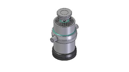 5033S -TELESCOPISK CYLINDER STANDARD/BOLD 5 TRIN SLAG 1800 DIAMETER 215