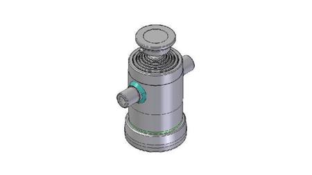 6006S - TELESCOPISK CYLINDER STANDARD/KUGLE 6 TRIN SLAG 1000 DIAMETER 152