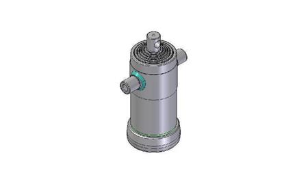 6008F - TELESCOPIC CYLINDER STANDARD/HOLE 6 STAGES STROKE 1480 FI 152