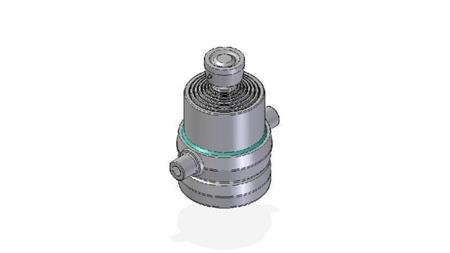 7015S -TELESCOPISK CYLINDER STANDARD/BOLL 7 STEG RESA 1135 DIAMETER 190