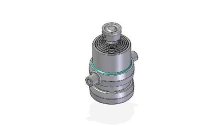 7016S - TELESCOPICKÝ CYLINDR STANDARD/KULIČKA 7 STUPŇŮ ZDVIH 1345 PRŮMĚR 190