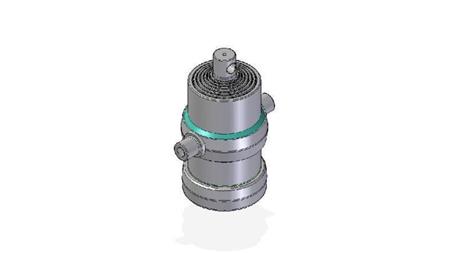 7017F - TELESCOPIC CYLINDER STANDARD/HOLE 7 STAGES STROKE 1695 FI 190