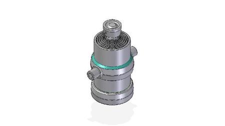 7018S - TELESCOPIC CYLINDER STANDARD/BALL 7 STAGES STROKE 1800 DIAMETER 190