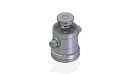 7059S -TELESCOPISK CYLINDER STANDARD/BALL 7 TRIN REJSE 1442 DIAMETER 270