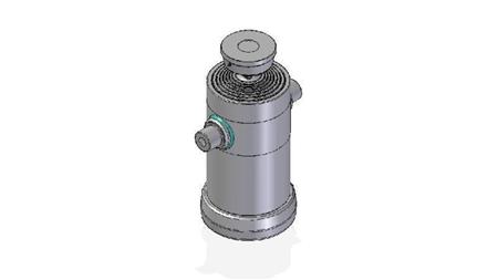 7065S -TELESCOPISK CYLINDER STANDARD/KUGLE 7 TRIN BEVÆGELSE 2752 DIAMETER 270