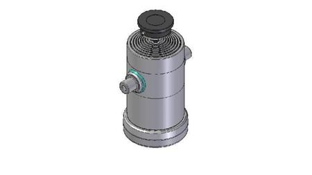 8013S - TELESCOPIC CYLINDER STANDARD/BALL 8 STAGES TRAVEL 2615 DIAMETER 240