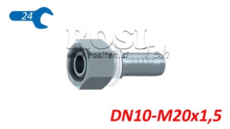 HYDRAULISK ANSLUTNING DKOS 12 S HON DN10-M20X1,5