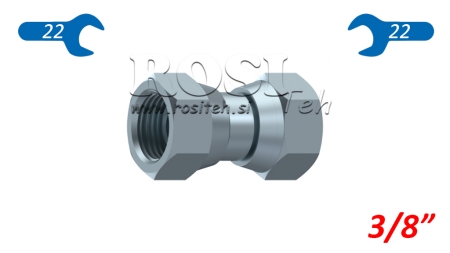 HÜDRAULILINE KAHEKORDNE PÖÖRDNUT 3/8