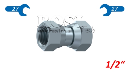 HÜDRAULIKADUUBLISÜÜT NUT 1/2
