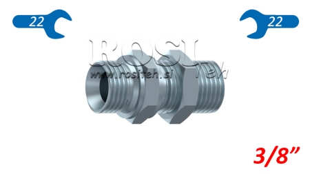 HÜDRAULINE KAHEPOOLNE TOIMIMINE BSP PIKENDATUD 3/8
