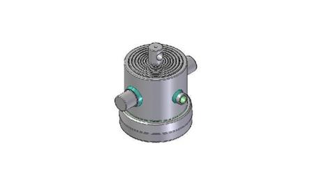 8300F - TELESCOPIC CYLINDER STANDARD/HOLE 8 STAGES STROKE 1000 DIAMETER 190