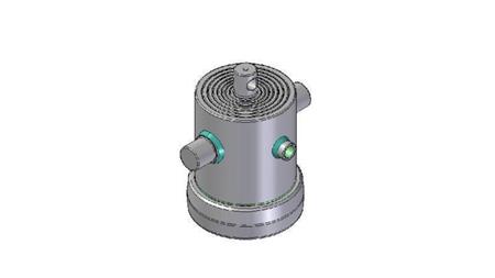 8301F - TELESCOPIC CYLINDER STANDARD/HOLE 8 STAGES STROKE 1320 DIAMETER 190