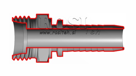 HÜDRAULILINE ÜHENDUS CEL 15 L MEES DN10-M22X1,5