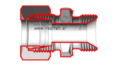 HÜDRAULILINE KAHEKORDNE KLAPP KINNITUSEGA AS16-BSP3/8