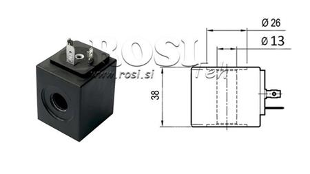 ELEKTROMAGNETILINE KEERIS 24V DC - fi 13mm-38mm IP65