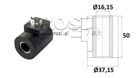 ELEKTROMAGNETILINE KEERIS 230VAC - SAE10 - fi 16.15mm-50mm 26W