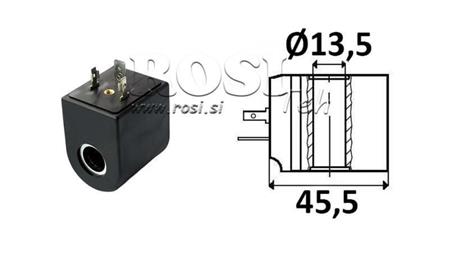 ELEKTROMAGNETISK SPOLE 230V DC - CB08 - fi 13.5mm-39.3mm 17W