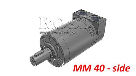 HÜDRAULILINE MOOTOR MM 40 -KÜLG