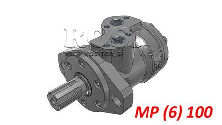 HÜDRAULILINE MOOTOR MP 100 CC - 6 ZOBE