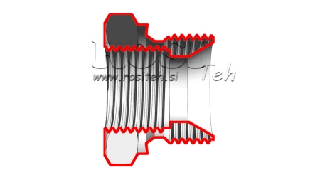 HÜDRAULILINE ADAPTER MEES-NAINE 1-3/4